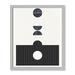 AllModern Eclipse I by Susan Jill - Picture Frame Graphic Art Paper in Black/White | 19 H x 16 W x 0.75 D in | Wayfair
