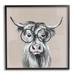 Stupell Industries Longhorn Cattle Glasses Portrait Giclee Art By Tava Studios Wood in Black/Brown/Gray | 24 H x 24 W x 1.5 D in | Wayfair