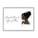 Stupell Industries You Got This Girl Portrait Giclee Art By Alison Petrie Canvas in Black/Brown/White | 11 H x 14 W x 1.5 D in | Wayfair