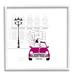 Stupell Industries Fashion Brand Shopping Town Giclee Art By Alison Petrie Canvas in Black/Pink/White | 17 H x 17 W x 1.5 D in | Wayfair