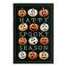 Stupell Industries Happy Spooky Season Pumpkins Wall Plaque Art By Elizabeth Tyndall in Black/Orange/White | 19 H x 13 W x 0.5 D in | Wayfair