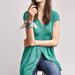 Anthropologie Tops | Anthropologie Vanessa Virginia Green Ladder Lace Button Up Blouse M | Color: Green | Size: M