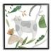 Stupell Industries Cottage Herbs Cat Arrangement Giclee Art By Melissa Wang Wood in Brown/Gray/Green | 12 H x 12 W x 1.5 D in | Wayfair