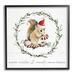 The Holiday Aisle® Warm Wishes & Candy Kisses Phrase by Livi Finn - Graphic Art on Wood in Brown/Green/Red | 24 H x 24 W x 1.5 D in | Wayfair