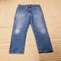 Carhartt Jeans | Carhartt Relaxed Fit Distressed Dark Wash Blue Denim Jeans 34x32 | Color: Blue | Size: 34