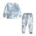 Baby Blankets And Headband Baby Blankets for Girls Kids Toddler Boy Girls Clothes Sports Casual Tie Dye Prints Long Sleeves Sweartershirt Elastic Waist Pants Set Outfit Girls 3 Piece Set