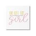 Stupell Industries Go Get Em Girl Motivational Canvas Wall Art By Alli Rogosich Canvas in Black/Orange/Pink | 30 H x 30 W x 1.5 D in | Wayfair