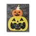 Stupell Industries Boo To You Fun Jack-O-Lanterns Canvas Wall Art By Lisa Barlow Metal in Gray/Orange/Yellow | 40 H x 30 W x 1.5 D in | Wayfair