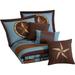 17 Stories Kaceon Turquoise/Microfiber 7 Piece Comforter Set Polyester/Polyfill/Microfiber in Brown | King Comforter + 3 Throw Pillows | Wayfair