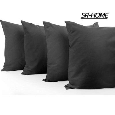 SR-HOME 800 Thread Count Premium Pillowcases, King Pillowcase Pillow Covers 100% Cotton | Wayfair SRHOME03abe00
