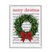 The Holiday Aisle® Merry Christmas Song Wreath by Lettered & Lined - Graphic Art on Wood in Brown/Green | 30 H x 24 W x 1.5 D in | Wayfair