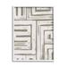 Stupell Industries Contemporary Lines Pattern Composition Giclee Art By June Erica Vess Canvas in Brown/White | 30 H x 24 W x 1.5 D in | Wayfair