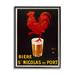 Stupell Industries Vintage Beer Brewery Ad Giclee Art By Marcus Jules Canvas in Black/Red | 20 H x 16 W x 1.5 D in | Wayfair ar-074_fr_16x20