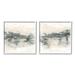 Stupell Industries Modern Abstract Scribble Composition 2 Pc Giclee Art Set By June Erica Vess Wood in Brown/Gray | 12 H x 24 W x 1.5 D in | Wayfair