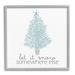 The Holiday Aisle® Snow Somewhere Else Holiday Tree by Kim Allen - Graphic Art on Canvas in Black/Brown/Green | 24 H x 24 W x 1.5 D in | Wayfair