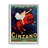 Stupell Industries Cinzano Vermouth Vintage Ad Giclee Art By Marcus Jules Canvas in Black/Red/White | 20 H x 16 W x 1.5 D in | Wayfair