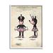 Stupell Industries Mouse Character Figure Diagram Framed Giclee Art By Karl Hronek Canvas in Black | 14 H x 11 W x 1.5 D in | Wayfair