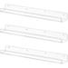 Orren Ellis Schechner 3 Piece Picture Ledge Wall Shelf Plastic | 1.97 H x 24 W x 3.98 D in | Wayfair 34621F300A6E49AB8A7D0DDC6B630064