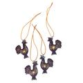 The Holiday Aisle® Lovely Hens Hanging Figurine Ornament Wood in Brown/Yellow | 2.8 H x 2 W x 0.2 D in | Wayfair 7C4F1B161FFE454A942BEBBB9FCB389D