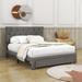 Winston Porter Januelle Storage Bed Upholstered/Velvet in Gray | 45 H x 60 W x 81 D in | Wayfair 414AA6BE4BF646908933BA659554B22A