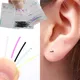 Boucles d'oreilles à clous en plastique hypoallergénique 20 pièces Anti-allergie Transparent