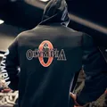 Olympia-Sweat-shirt de sport à capuche pour homme veste décontractée veste zippée entraînement en