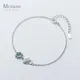 Modian-Bracelets de luxe en argent regardé 925 pour femme breloque nuage cristal soleil bijoux