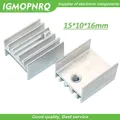 IGMOPNRQ-Transistor TO-220 en aluminium blanc 15x10x16mm pour transistor TO220 10 pièces