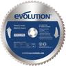 Evolution Power Tools - Lame à acier doux tct 255mm 52 dents alésage 25,4mm Evolution pour Scie à