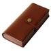 [HANATORA]HANATORA-Curio Tanned Leather & Walnut Pen Case Wooden Dark Brown