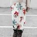 Yohome Ladies Casual Loose Vintage Print V-Neck Pullover Fake Collar Bottoming