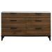 Red Barrel Studio® Falazi Dresser Wood in Brown | 35.5 H x 61.5 W x 15.25 D in | Wayfair 559D152E60A54869880CD68E94DF37A8