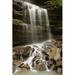Millwood Pines Cascading Waterfall, Devil's Den - Wrapped Canvas Photograph Canvas | 12 H x 8 W x 1.25 D in | Wayfair