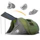 ayamaya Pop Up Tent 6 Person Easy Pop Up Tents for Camping with Vestibule Double Layer Waterproof Instant Setup Popup Tent Big Family Camping Tents Beach Pop-up Tent Space for 2/3/4/5/6 People Man