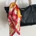 Coach Accessories | Coach Vintage Scarf. Vintage Purse Scarf Or Neck Tie | Color: Orange/Yellow | Size: Os