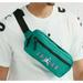 Nike Bags | Nike Air Jordan Waist Bag Fanny Pack Cross Body Bag 9a0201-E85 Mystic Green Pink | Color: Green | Size: Small