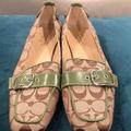 Coach Shoes | Classic Coach Loafers Size 9.5 | Color: Tan | Size: 9.5