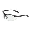 Protective Industrial Products Mag Readers Semi-Rimless Safety Readers With Black Frame Clear Lens And Anti-Scratch Coating +1.00