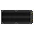 Corsair Hydro X Series XR5 280mm NEO Water Cooling Radiator – Premium Copper Core – Optimised for Low-Noise – 2x140mm Fan Mounts – Screw Protection Plates – G1/4” Threads – Black