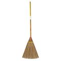 61 Inch Eco Outdoor Brooms, Natural Coconut Leaf Broom,Yard Broom, Sweep Snow and Wet Leaves Multi-Surfaces Sturdy Outdoor Coconut Leaf Broom Bamboo Stick Handle Durable Broom Asian Heavy Duty Broom