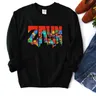 Zayn Malik-Sweat-shirt ras du cou pour femme pull à manches longues sweat à capuche streetwear