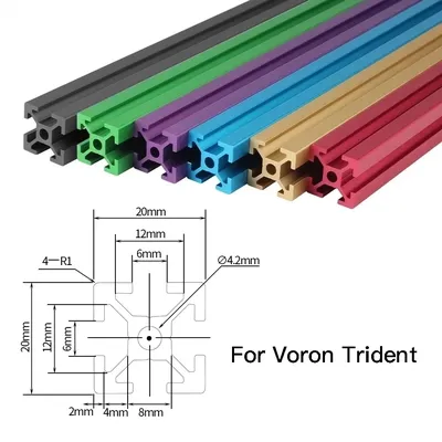 FYSETC-Kit de cadre standard européen pour imprimante 3D profil Voreposoir Trident 300mm 350mm