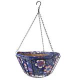 August Grove® Mirac Metal Hanging Planter Metal | 7 H x 14 W x 14 D in | Wayfair 605E63DCD8D34961A82E07FB8B9D2809