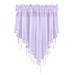 xiuh solid color finished curtain curtain drapery 51x24 bedroom home decoration triangle curtain curtain screen kitchen short curtain light purple