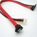 90Â° 22P(7+15) SATA to SH 2.0 4 Pin Power HDD Hard Disk Computer Data Power Cable