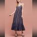 Anthropologie Dresses | Anthropologie Blue Lace Midi Dress | Color: Blue | Size: 4