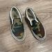 Vans Shoes | Camo Slip On Vans. Ladies 7.5 | Color: Green | Size: 7.5