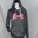 Under Armour Sweaters | Cute Under Armor Dri Fit Hoodie | Color: Gray/Pink | Size: L