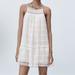 Zara Dresses | New With Tags Zara White Crochet And Lace Dress | Color: White | Size: Various