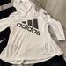 Adidas Shirts & Tops | Adidas Infant Girls Hooded Long Sleeve Shirt . Size 18 Months | Color: Black/White | Size: 12-18mb